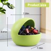 ehuoyan Decorative Green Candy Bowl For Kitchen Counter Key Bowl