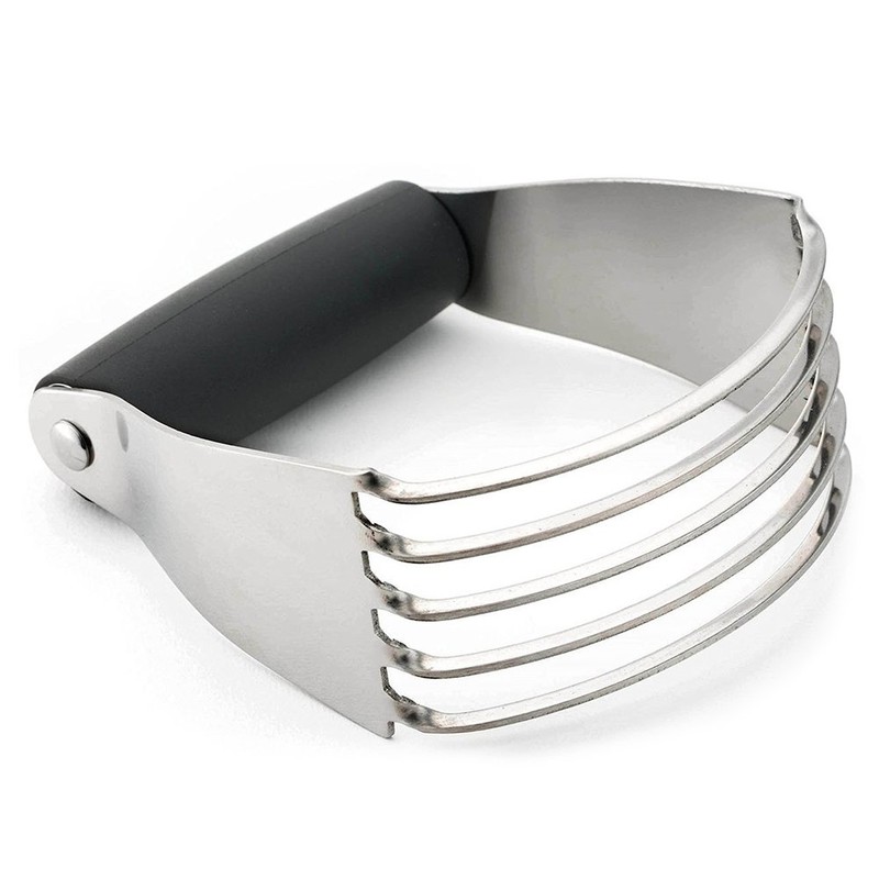 Pastry Cutter Stainless Steel - Professional Baking Dough Blender with