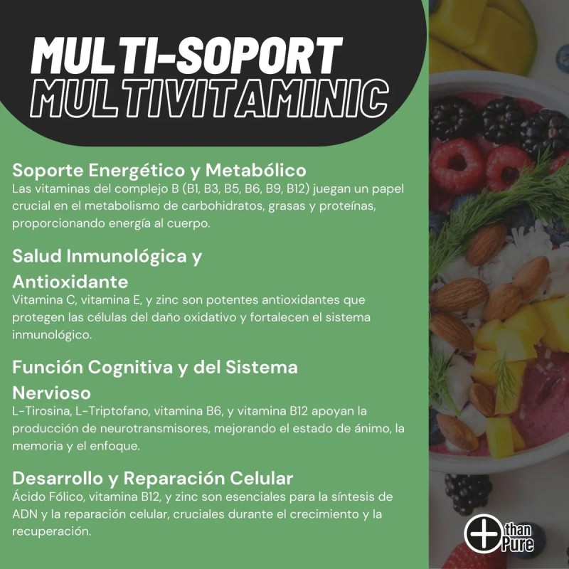 Suplemento Multivitamínico Vitamina Complejo 100 Cáps Sabor
