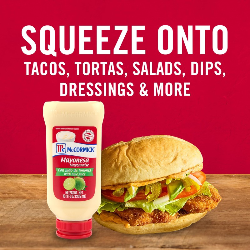 McCormick Mayonesa (Mayonnaise) with Lime Juice, 10.3 fl oz