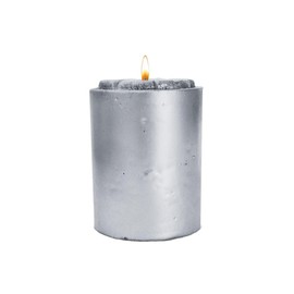 Velón Color Plata 500 grs | Potencializar rituales | Decoración de eventos | Meditación | -Luz María