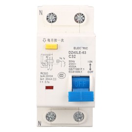 Air Switch with Leakage Protector Single Handle Circuit Breaker for Home Electrical System  1P+N