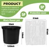 RooTrimmer 12-Inch Reusable Nursery Pots with Durable Bird Netting Covers