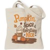 Autumn Pumpkin and Coffee Tote Bag, Pumpkin Spice and Everything