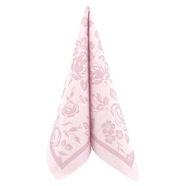 50 Napkins Champagne 40 x 40 cm Fabric-Like Airlaid FIORI, Colour: Pastel Dusky Pink
