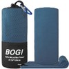 BOGI Toalla de Microfibra para Viaje/Deportes- Antibacterial, Secado Rápido, Suave,