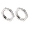 X AUTOHAUX 304 Stainless Steel Pipe Fittings 1" BSPT Hex