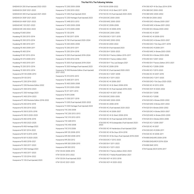 Trail Tech Replacement Wheel Speed Sensor For KTM