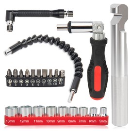 Belt Changing Removal Tool Clutch Cover Compatible with Polaris RZR S 900/ XP/RZR XP4 1000 with Flexible Drill Bit Extension Kits