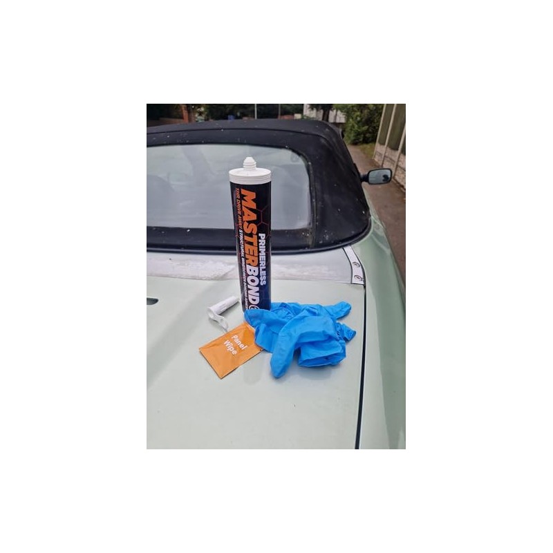 WAYSIDE Masterbond Primerless Cabriolet-Convertible bond repair. No Primer needed. Rear