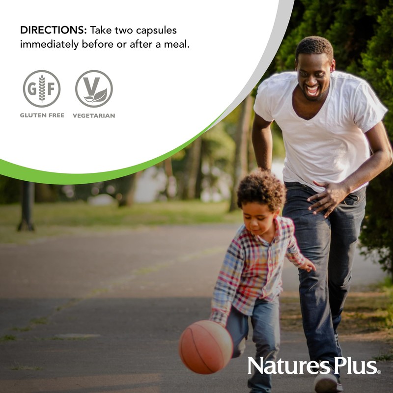 Nature's Plus NaturesPlus ActiZyme - Digestive Enzymes Supplement with Probiotics,