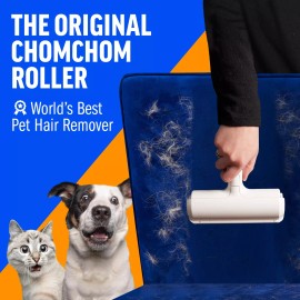 ChomChom Roller Chom Chom Roller Pet Hair Remover and Reusable Lint Roller - ChomChom Cat and...