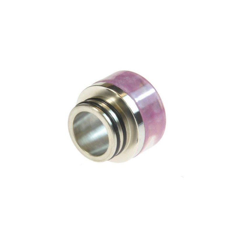 Armerah Abstract 810 Drip Tip eCig Mouthpiece Short/Wide Resin/Steel Single