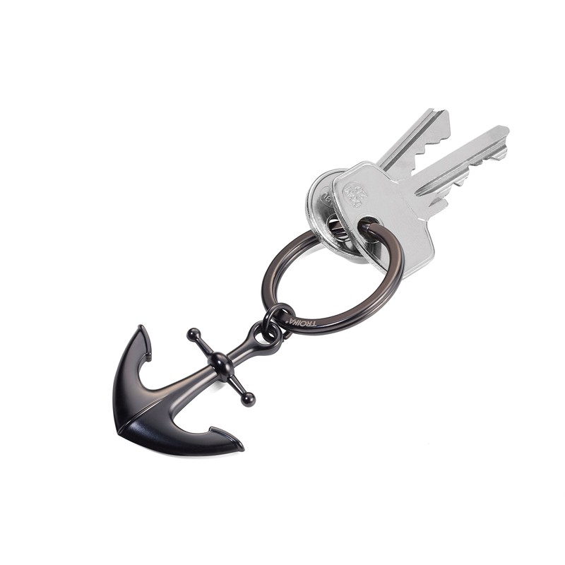 Troika Keyring, Black (Black) - KR17-10/GM