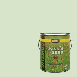 Rodda Paint CASCADIA ZERO Interior Semi-Gloss Paint & Primer in One, 1-Gallon, Creamy Mint