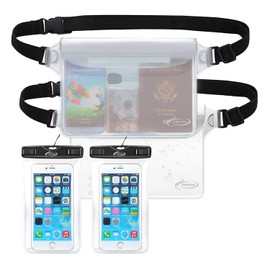 AiRunTech Waterproof Phone Pouch and Fanny Pack Set - 4-Piece
