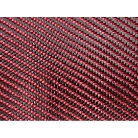 Red Carbon Fiber Color Hybrid Cloth (3k, 5.7oz)