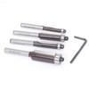 4pcs Flush Trim Router Bit 1/4 Inch Shank, Top Bearing
