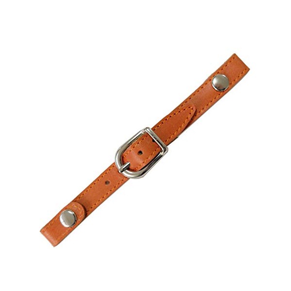 i-story Mask Belt, Genuine Leather, Adjustable Size, Made in Japan, orange