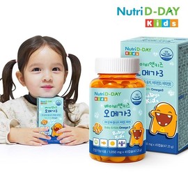 NutriD-Day 뉴트리디데이 베이비 앤 키즈 오메가3 1병 NutriDday Baby and Kids Omega 3 1 Bottle