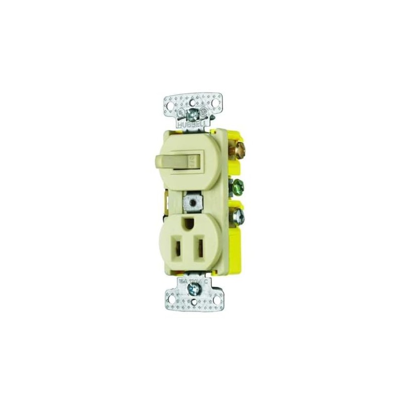 Bryant Combination Device, Ivory, 120VAC/125VDC RC108I - 1 Each