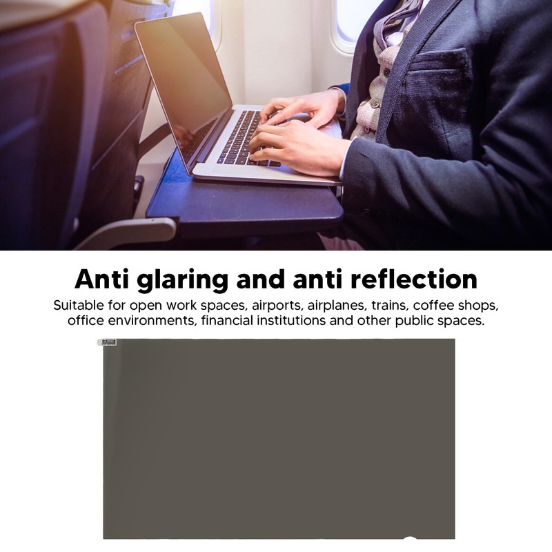 Computer Screen Protector Easy Mounting Double Sided Anti Glaring Eye