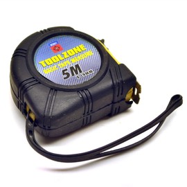5m Metre x 19mm Tape Measure/Measuring MM/SAE Imperial Line TE418