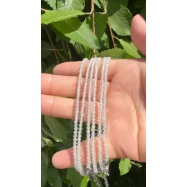Wholesale Lot 6 Pcs 2mm Natural Moonstone Anklets Crystal Healing Energy