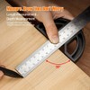 Antesen 12in Angle Gauge Measurement Woodworking Scribing Angle Ruler Precision
