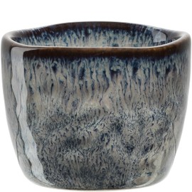 Leonardo Matera 023045 Egg Cups Set of 6 Ceramic Egg Cups Diameter 5.2 cm, Height 4 cm Easy to Clean, Dishwasher Safe Set of 6 in Anthracite