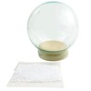 National Artcraft® Clear 4" Glass Water Globe with Rubber Seal