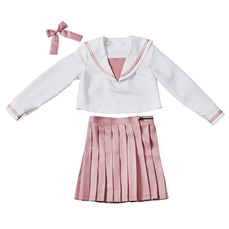 Clearstone Ulzzang Sailor Cosplay Halloween Sailor Dusty Pink Ladies Pink