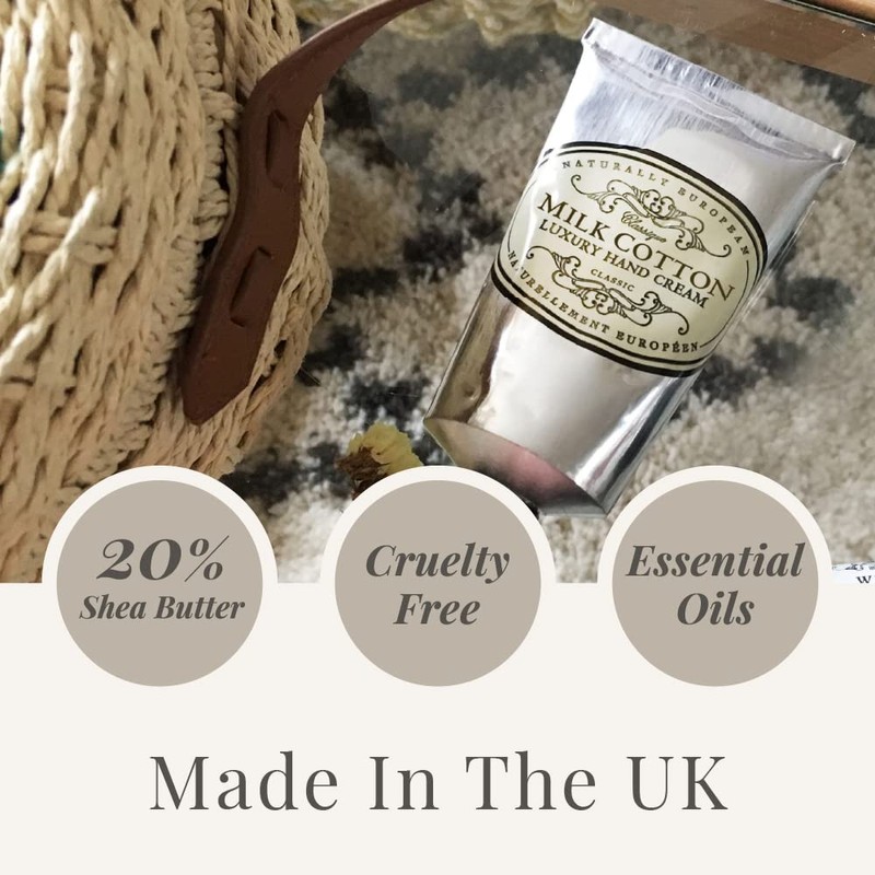 Naturally European Luxury Hand Cream Soothing and Caring - Milk
