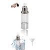 Honwor 2 Pcs Sterile Airless Pump Bottle 1 oz Refillable