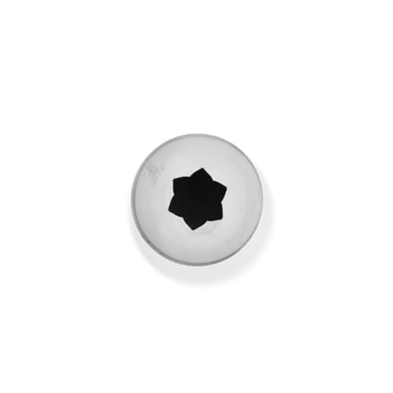 de Buyer- Sterntülle ohne Falz aus Edelstahl E6 -1,3cm -