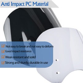 SHINKXMT Motobike Accessories Windscreen Windshield fit for Ho-nda Rebel CMX 500 Rebel CMX300 2017 2018 2019 2020 2021 2022 2023 2024 Wind Shield Screen Protector (Light Smoke)