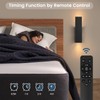 Black Wireless Wall Sconces Set of Two,3000K-6000K Dimmable Battery Operated