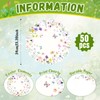 Spring Placemats Disposable 50 Pack - Watercolor Table Mats for