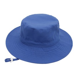 axy Sun Hat with Wide Brim for Children Boys Girls Toddler Baby Unisex Sun Protection Children's Hat Summer Hat Flapper Peaked Cap (2-6 Years, Blue)