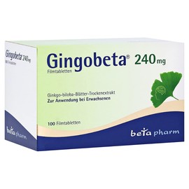 GINGOBETA 240 mg Film-Coated Tablets Pack of 100
