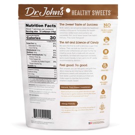 Dr. John’s Sugar Free Candy, Healthy Lollipops with Zero Sugar, Low Calorie Snacks, Keto Friendly Hard Candy Sweets, Chocolate Oval, 14 Count, 3.85 OZ