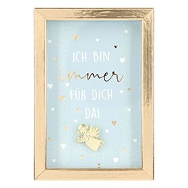Depesche 11625-015 Photo Frame with Compliment, Small Decorative Frame with Pretty Saying, Approx. 8.4 x 5.8 x 1.9 cm, Ideal as a Gift or a Little Present