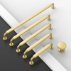 Amerdeco 10 Pack Gold Cabinet Pulls 128mm(5nch) Hole Centers Kitchen