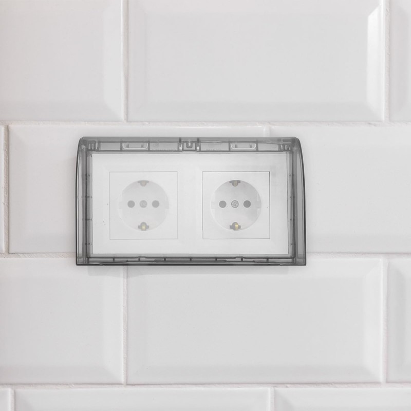 DOITOOL Flip Weatherproof Cover Outlet Cover: 2 Pack Outlet Cover