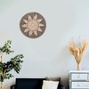 Round Grass Wall Ornaments 35cm Diameter Hand Knitting Hanging Woven