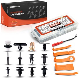 A-Premium 100PCS Trim Clip Retainer Fastener Kits Compatible with Jeep Wrangler 2007-2023, with 1PC Fastener Remover