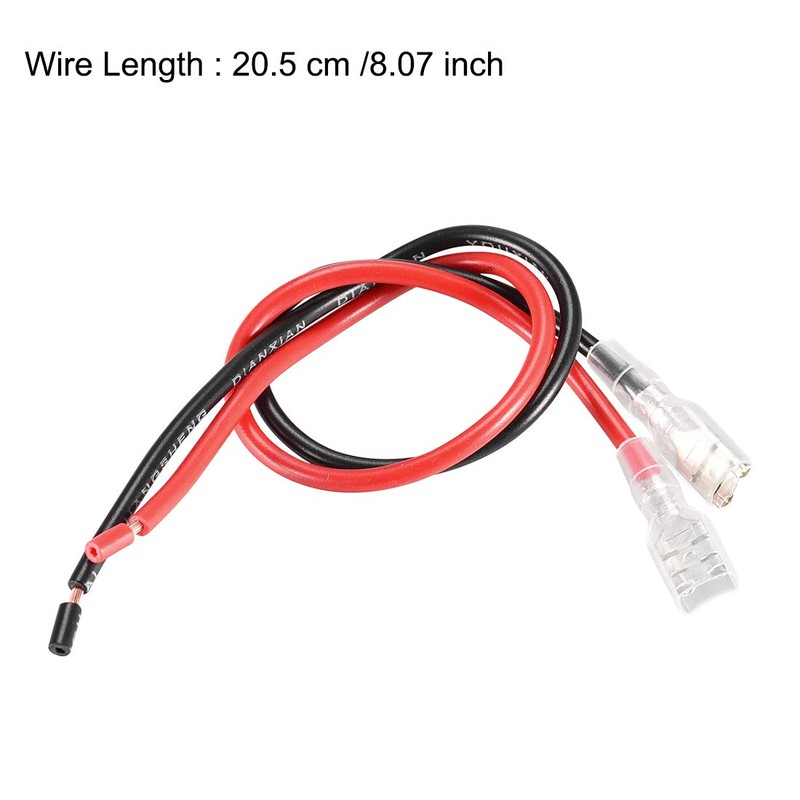 uxcell C8 Panel Mount Plug Adapter AC 250V 6A 2