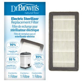 Dr. Brown's Dr. Brown's Replacement HEPA Filter for Clean Steam Bottle Sterilizer and Dryer, Gray