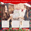 Kposiya 30pcs Christmas Cookie Boxes for Gift Giving 6x6x3in White