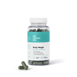 Her Fantasy Box | Body Magic | Chlorophyll Capsules – Vegan Detox & Digestion Support, Gut & Skin Health, Natural Energy Booster – 30 Capsules (200 mg)